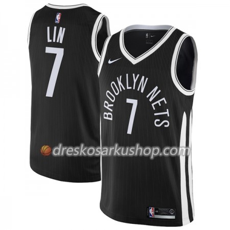 Muški NBA Dres Brooklyn Nets Jeremy Lin 7 Nike City Edition Swingman